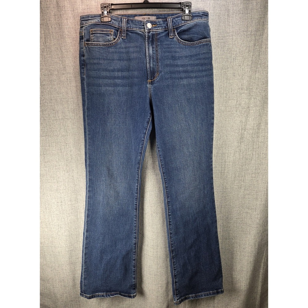 Joe's Jeans Womens High Rise Liberation Blue Denim SZ 32 Curvy Boot Stretch